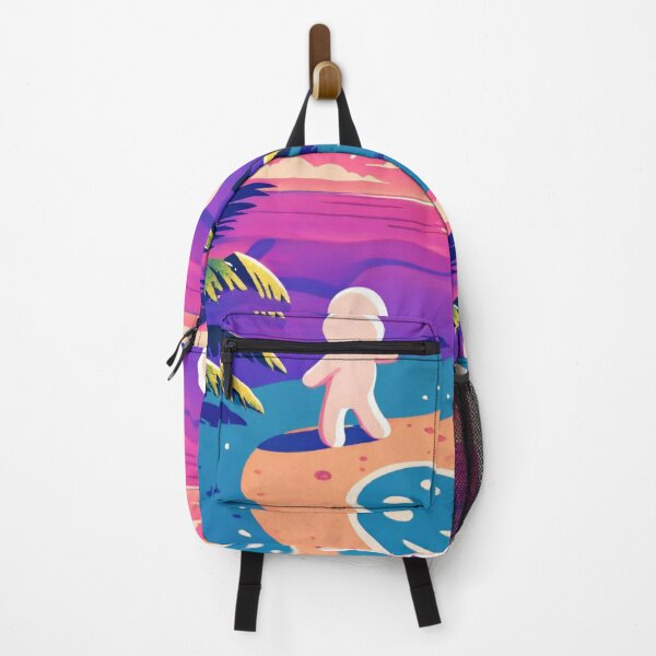 Item preview, Illustration - Stylized Minimalist Character, Joyful Coastal Landscape Allegory designed and sold by Zone--Gaming.