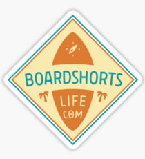 Boardshortslife Retro Logo Sticker
