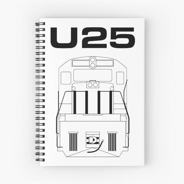 Item preview, GE U25 Line Graphic designed and sold by Toasted Trains Designs.