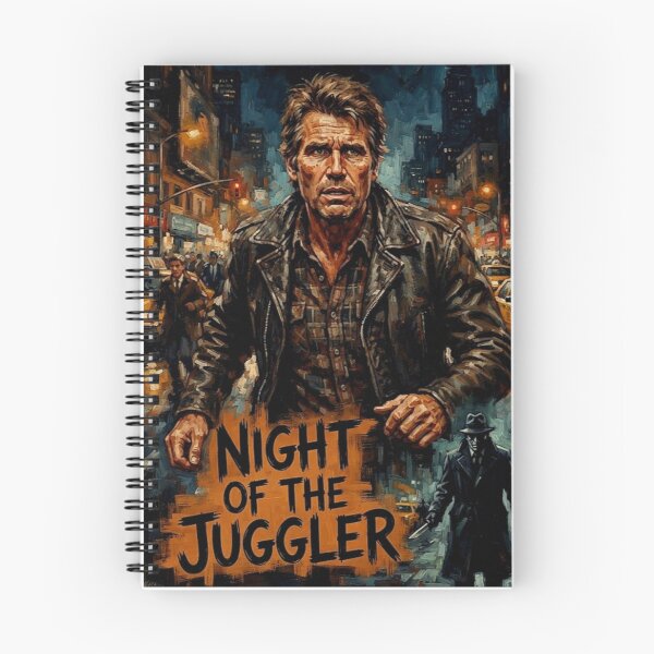 Item preview, Night of the Juggler Retro Urban Action Crime Thriller Drama Tribute Art Poster designed and sold by Art's Diner.