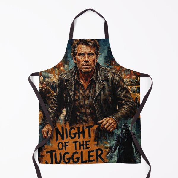 Item preview, Night of the Juggler Retro Urban Action Crime Thriller Drama Tribute Art Poster designed and sold by Art's Diner.