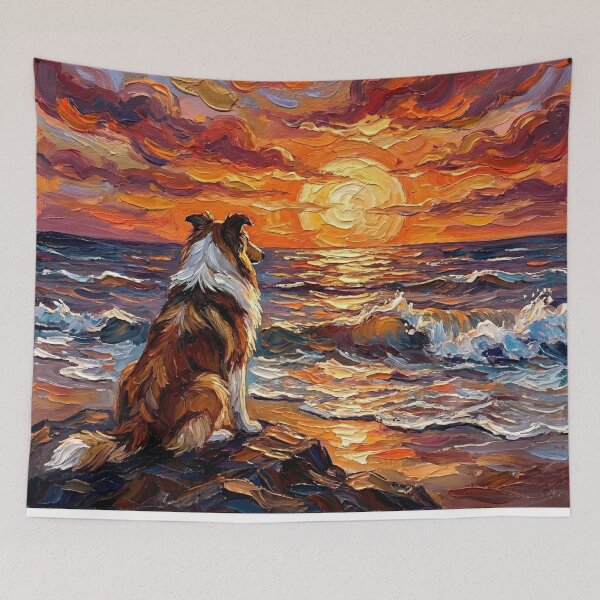 Item preview, Beach Nights – Collie designed and sold by AjaTrier.