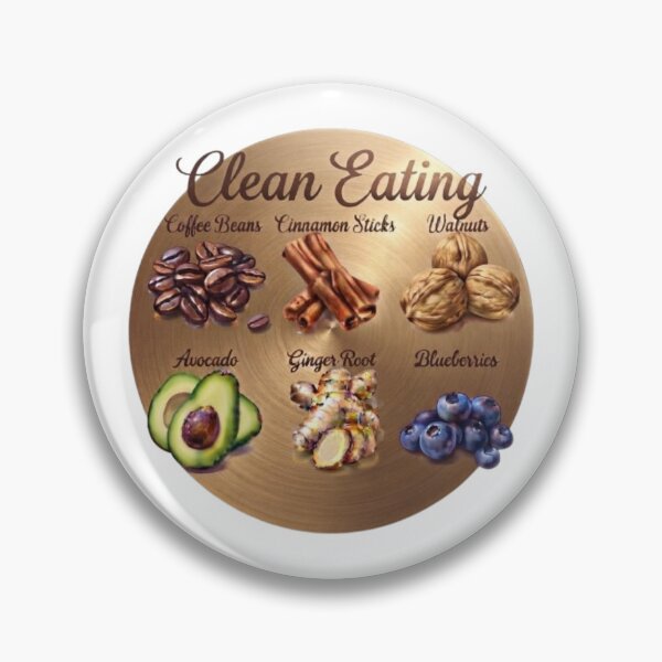 Item preview, Clean Eating Healthy Food Guide Illustration designed and sold by Northern Glow Art.