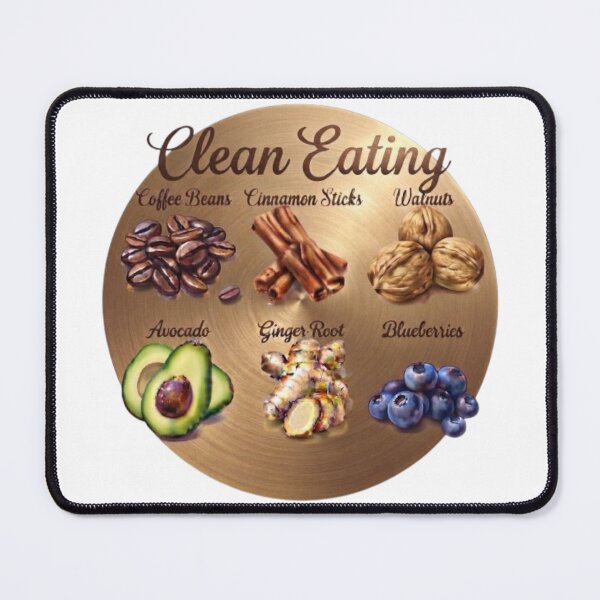 Item preview, Clean Eating Healthy Food Guide Illustration designed and sold by Northern Glow Art.