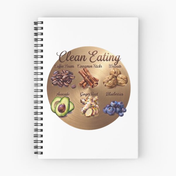 Item preview, Clean Eating Healthy Food Guide Illustration designed and sold by Northern Glow Art.