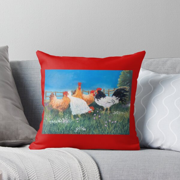 Item preview, Farm Life Depiction Of Roosters Is Created In Soft Pastel designed and sold by Kimberly Sells Studio.