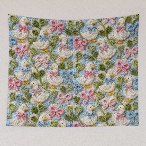 Item preview, Whimsical Geese and Bows designed and sold by scicilysimonee.