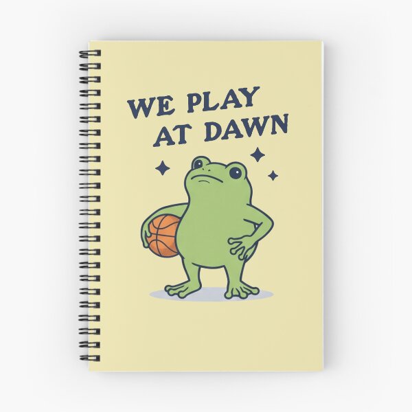 Item preview, Frog Basketball We Play At Dawn Hoops Player designed and sold by d247.