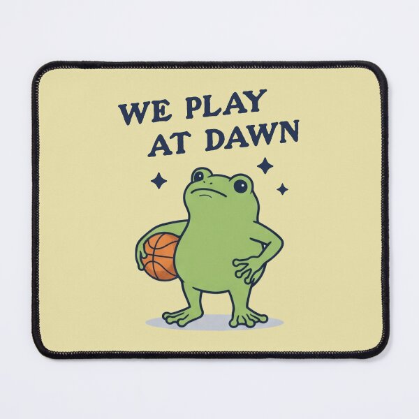 Item preview, Frog Basketball We Play At Dawn Hoops Player designed and sold by d247.