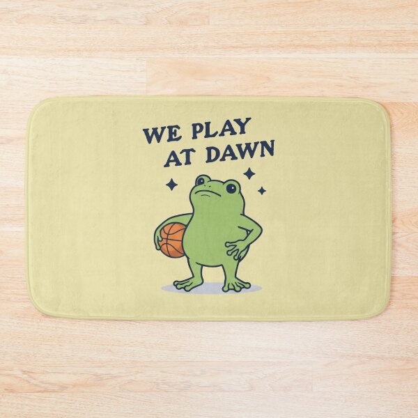 Item preview, Frog Basketball We Play At Dawn Hoops Player designed and sold by d247.