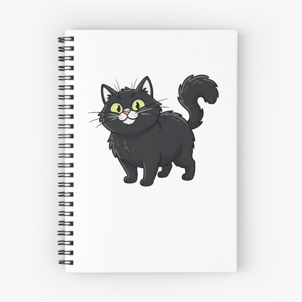 Item preview, Spooky Cute Chonky Black Cat Cartoon designed and sold by CatstheticShop1.