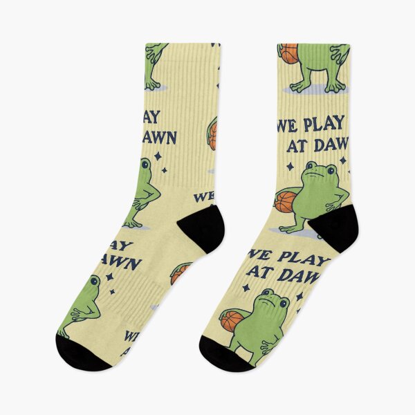 Item preview, Frog Basketball We Play At Dawn Hoops Player designed and sold by d247.
