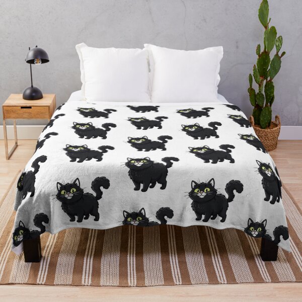 Item preview, Spooky Cute Chonky Black Cat Cartoon designed and sold by CatstheticShop1.