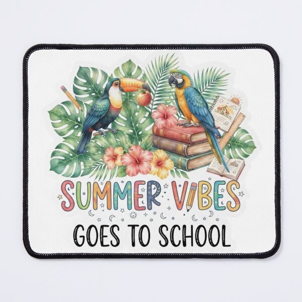 Item preview, Back to School Vibes Sticker – Parrot and Toucan Summer Art designed and sold by The Sticker Treasury.
