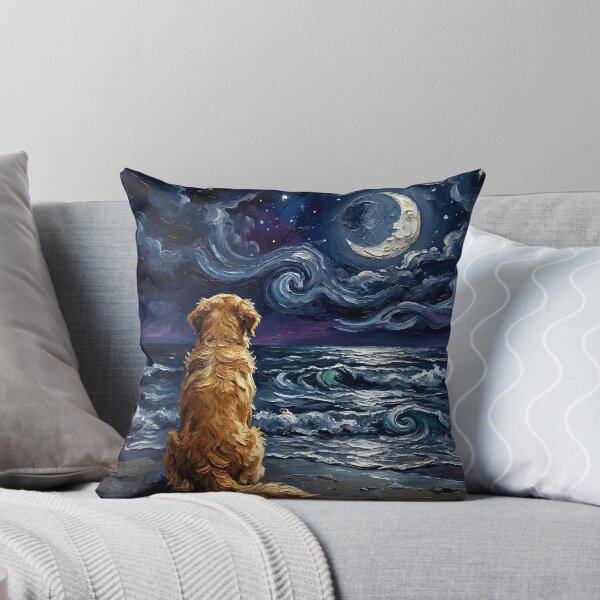 Item preview, Beach Nights – Golden Retriever designed and sold by AjaTrier.