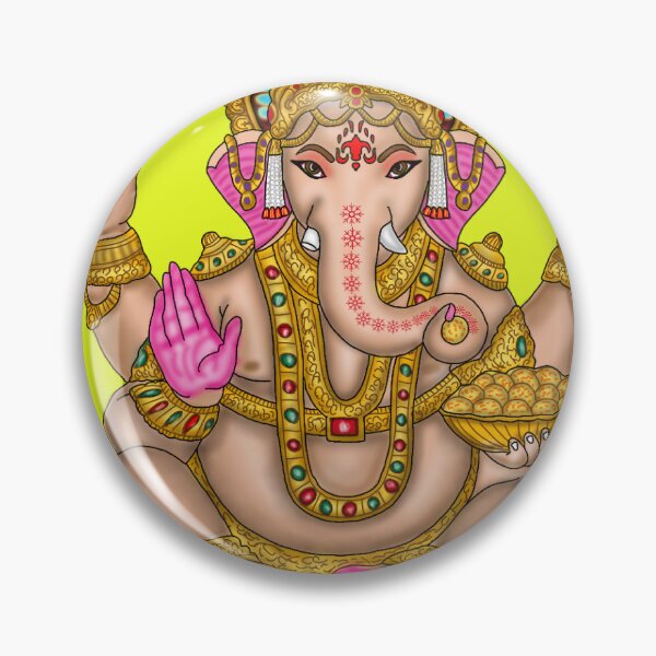 Item preview, Lord Ganesha Artwork | Divine Ganpati Digital Art for Hindu Devotees designed and sold by Harshit_Digital_Arts.