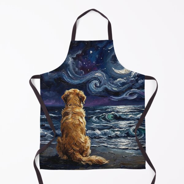 Item preview, Beach Nights – Golden Retriever designed and sold by AjaTrier.