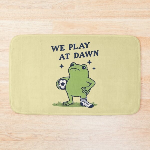 Item preview, We Play At Dawn Frog Soccer Player designed and sold by d247.