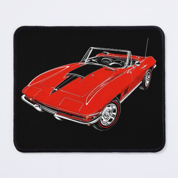 Item preview, 1967 Chevrolet Corvette Sting Ray 427 Roadster – Red C2 Convertible Art designed and sold by Stinky Lincy's Apparel Company.