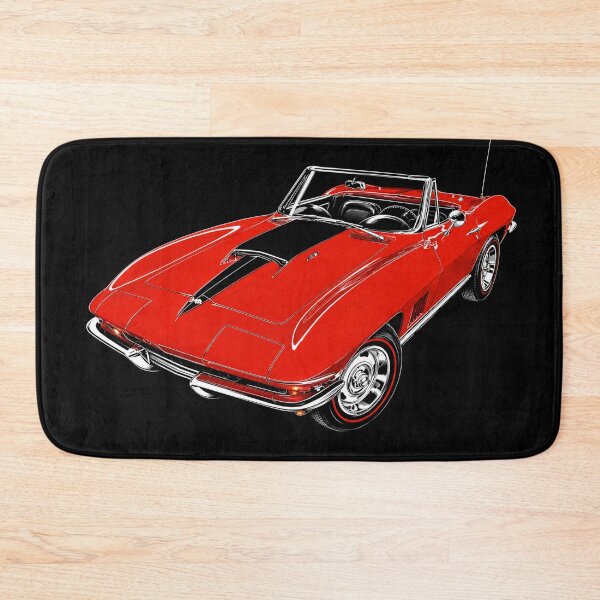 Item preview, 1967 Chevrolet Corvette Sting Ray 427 Roadster – Red C2 Convertible Art designed and sold by Stinky Lincy's Apparel Company.