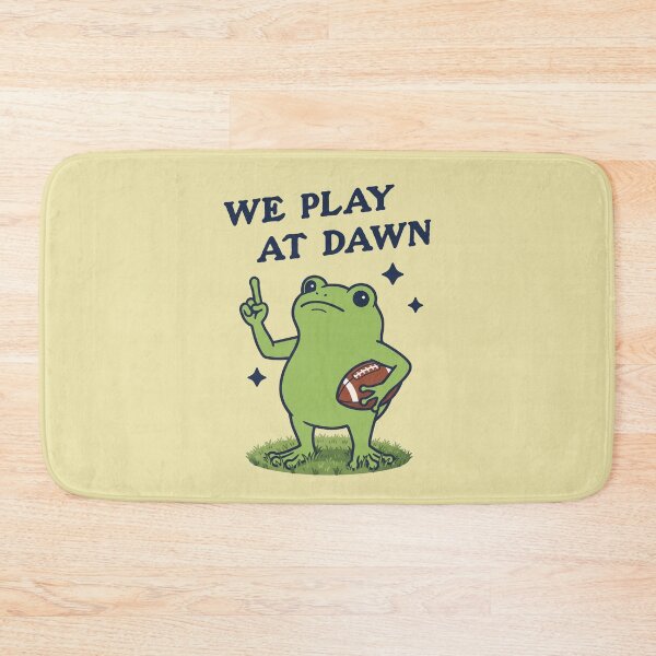 Item preview, We Play At Dawn Frog Football Player designed and sold by d247.