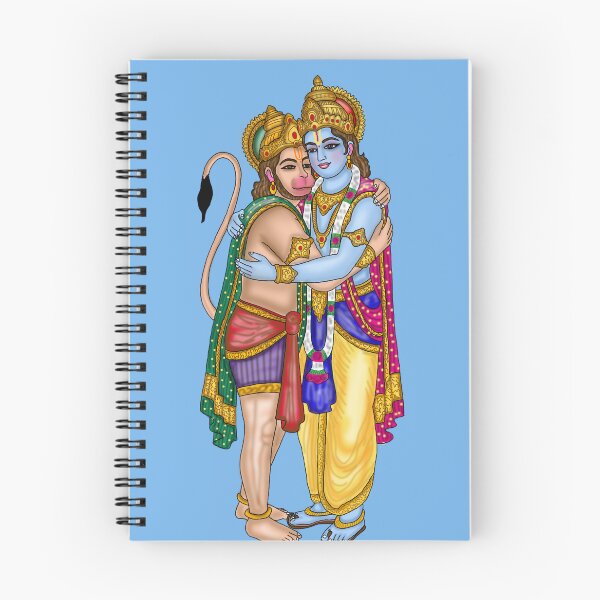 Item preview, Lord Ram and Hanuman Artwork | Divine Digital Painting designed and sold by Harshit_Digital_Arts.