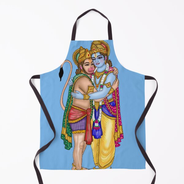 Item preview, Lord Ram and Hanuman Artwork | Divine Digital Painting designed and sold by Harshit_Digital_Arts.