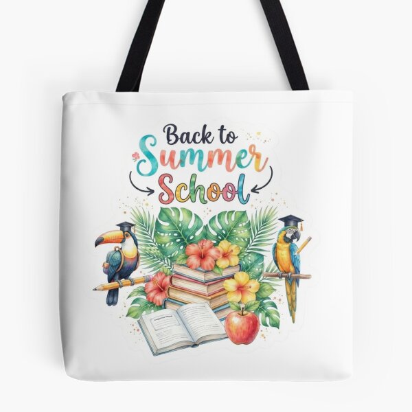 Item preview, Parrot and Toucan Summer Art- Back to School Vibes Sticker designed and sold by The Sticker Treasury.
