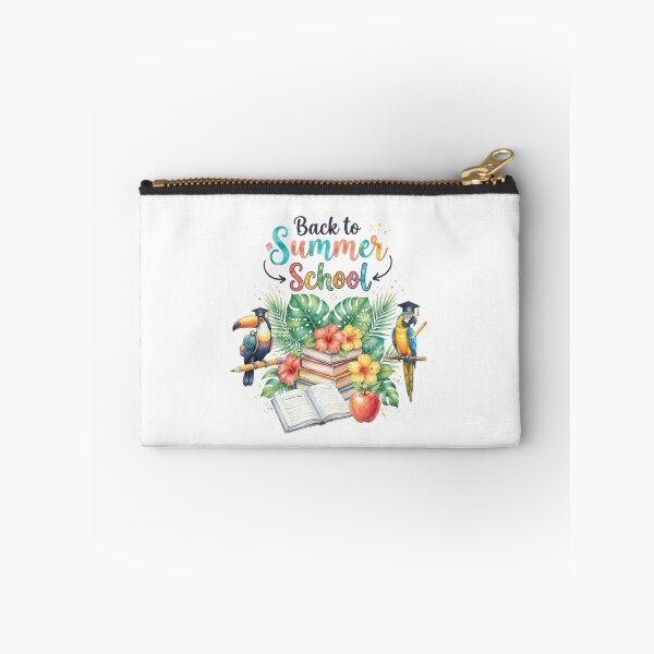 Item preview, Parrot and Toucan Summer Art- Back to School Vibes Sticker designed and sold by The Sticker Treasury.