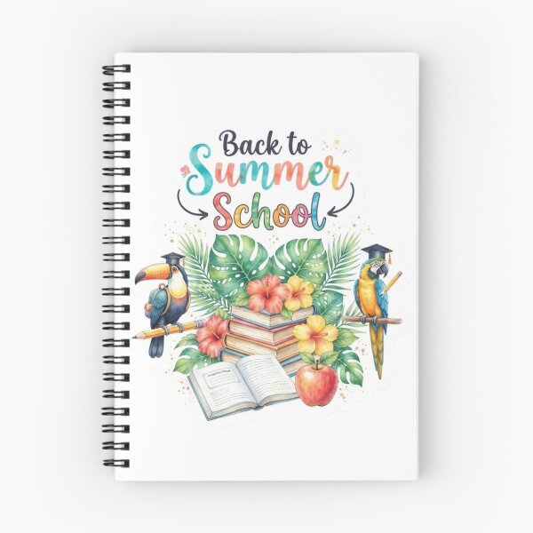Item preview, Parrot and Toucan Summer Art- Back to School Vibes Sticker designed and sold by The Sticker Treasury.