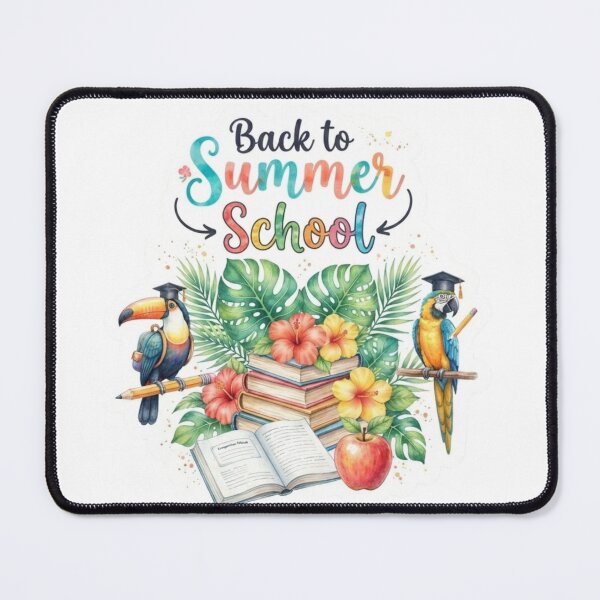 Item preview, Parrot and Toucan Summer Art- Back to School Vibes Sticker designed and sold by The Sticker Treasury.