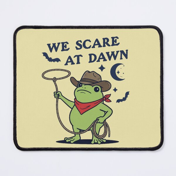 Item preview, We Scare At Dawn Cowboy Frog Halloween Spooky designed and sold by d247.