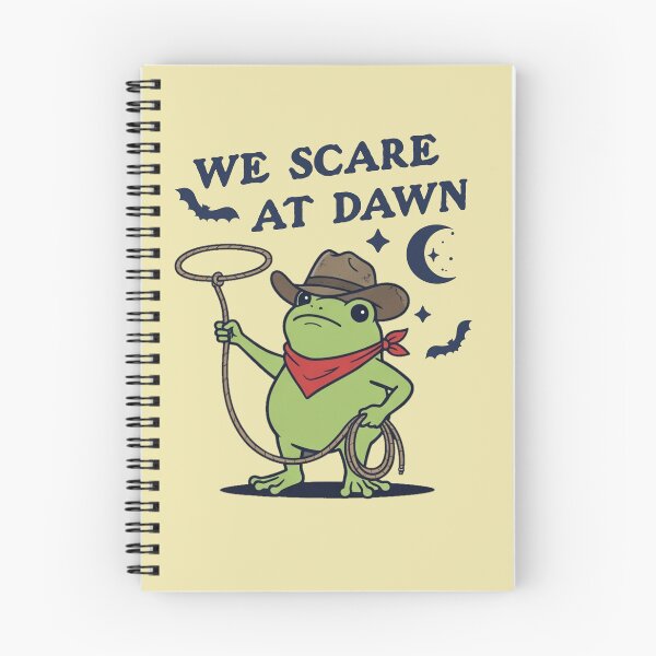 Item preview, We Scare At Dawn Cowboy Frog Halloween Spooky designed and sold by d247.