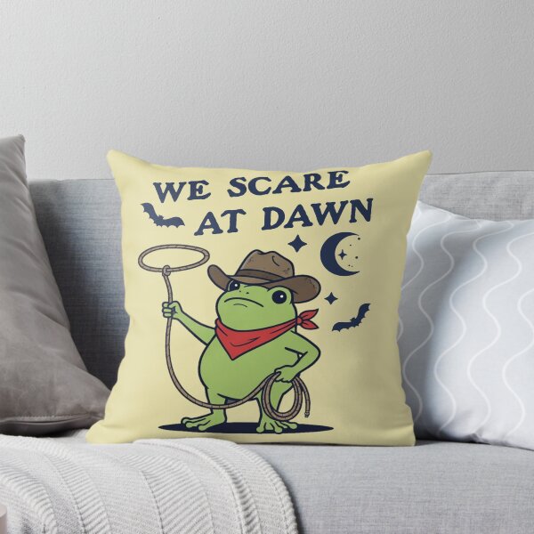 Item preview, We Scare At Dawn Cowboy Frog Halloween Spooky designed and sold by d247.