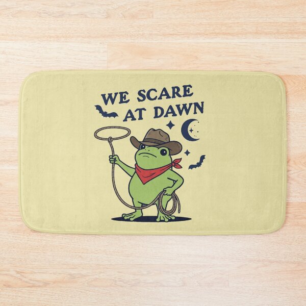 Item preview, We Scare At Dawn Cowboy Frog Halloween Spooky designed and sold by d247.