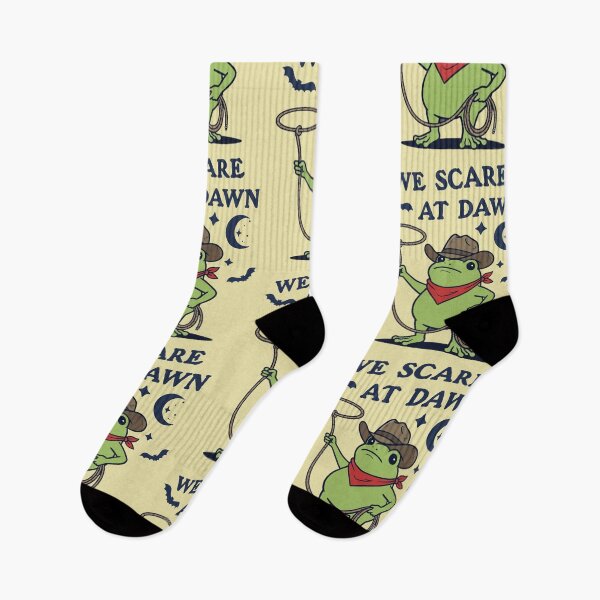 Item preview, We Scare At Dawn Cowboy Frog Halloween Spooky designed and sold by d247.