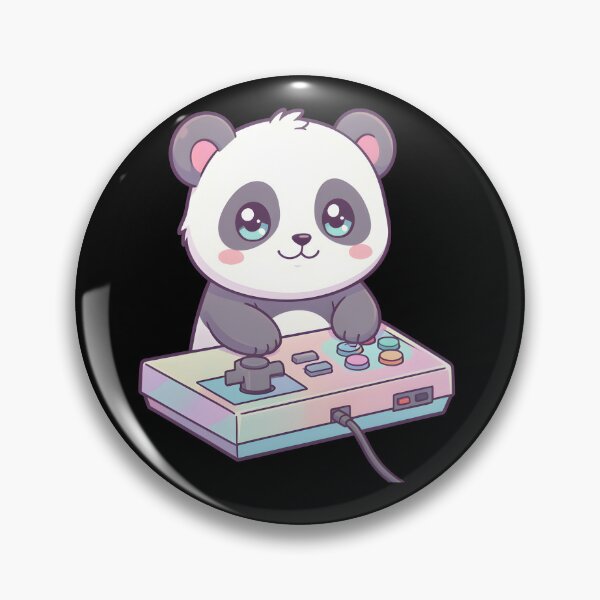 Item preview, Cute Gaming Panda Retro Arcade Kawaii Gamer designed and sold by KCasual.