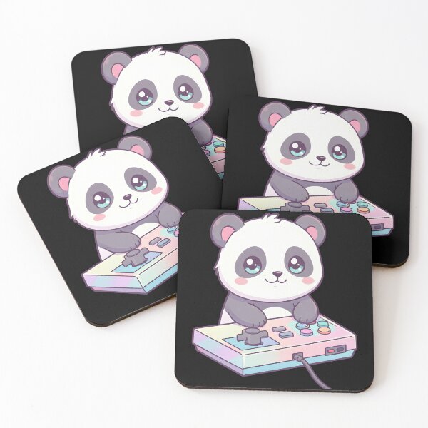 Item preview, Cute Gaming Panda Retro Arcade Kawaii Gamer designed and sold by KCasual.
