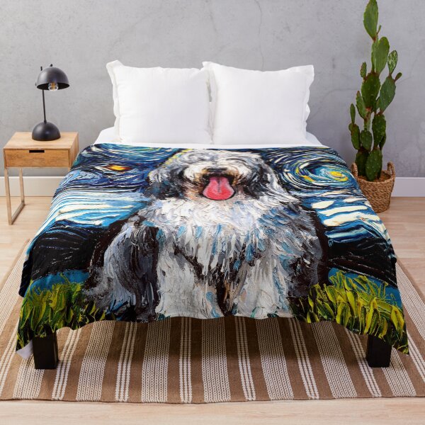 Item preview, Bearded Collie Night designed and sold by AjaTrier.