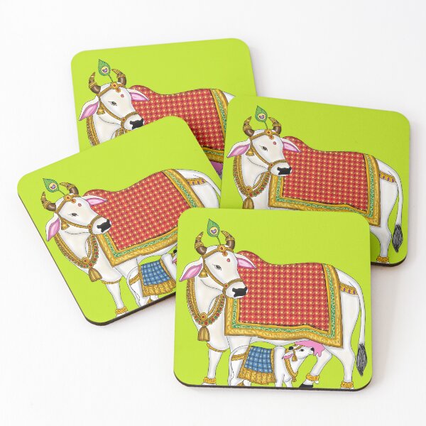 Item preview, Cow and Calf Artwork | Beautiful Mother Baby  Illustration designed and sold by Harshit_Digital_Arts.
