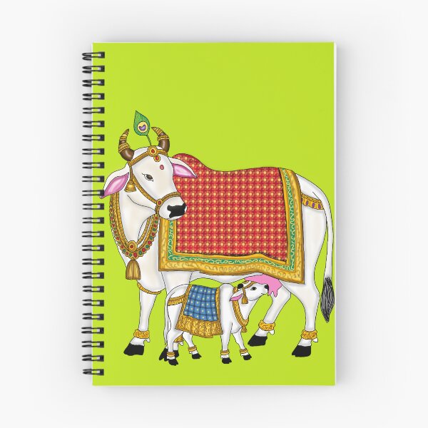 Item preview, Cow and Calf Artwork | Beautiful Mother Baby  Illustration designed and sold by Harshit_Digital_Arts.