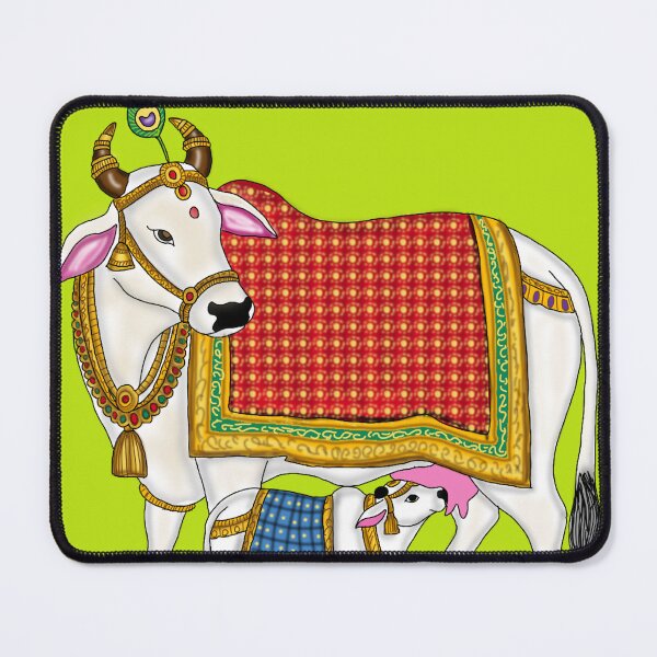 Item preview, Cow and Calf Artwork | Beautiful Mother Baby  Illustration designed and sold by Harshit_Digital_Arts.
