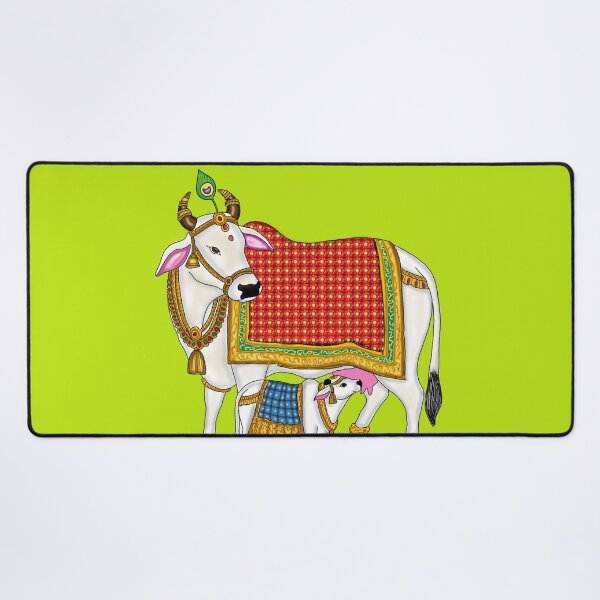 Item preview, Cow and Calf Artwork | Beautiful Mother Baby Illustration designed and sold by Harshit_Digital_Arts.