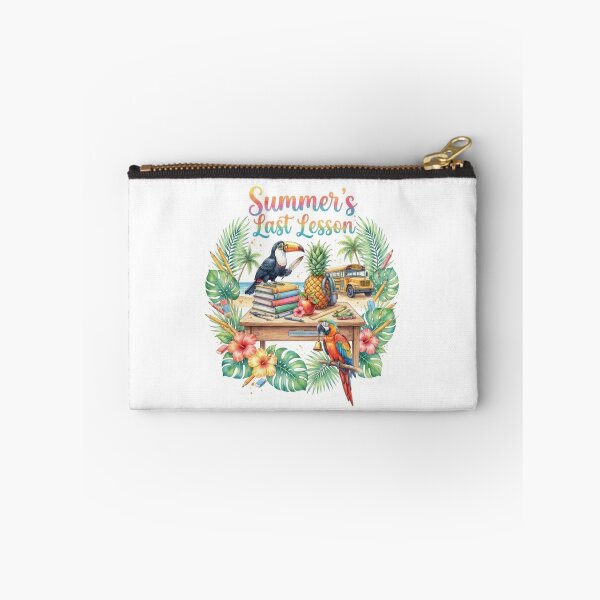 Item preview, Parrot and Toucan Summer AND Back to School Vibes Sticker designed and sold by The Sticker Treasury.