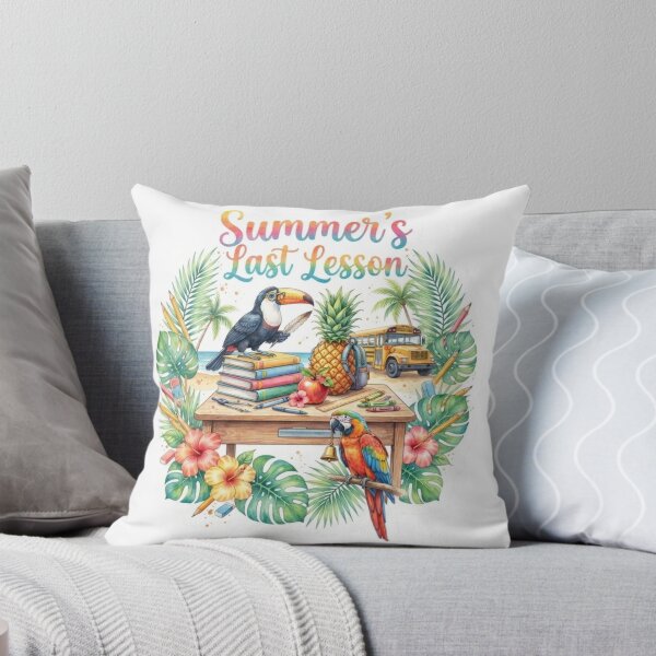 Item preview, Parrot and Toucan Summer AND Back to School Vibes Sticker designed and sold by The Sticker Treasury.