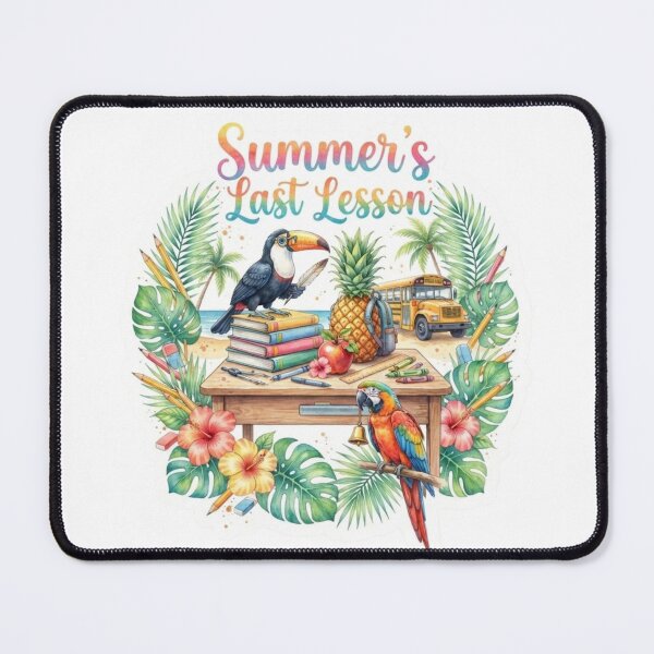 Item preview, Parrot and Toucan Summer AND Back to School Vibes Sticker designed and sold by The Sticker Treasury.