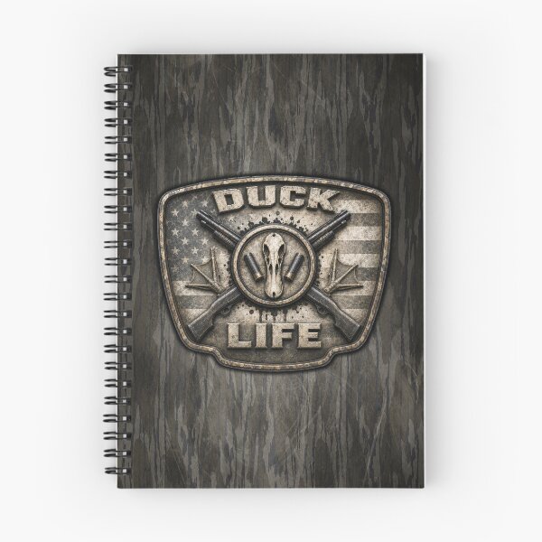 Item preview, Duck Life Waterfowl Hunting Emblem Wall Art | Vintage Duck Hunter Shotgun & American Flag Design designed and sold by artistwill.