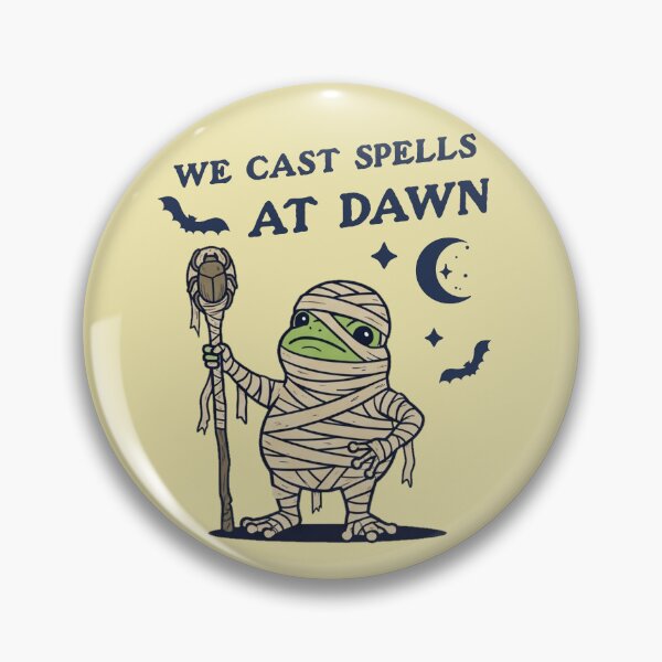 Item preview, Mummy Frog We Cast Spells At Dawn Halloween designed and sold by d247.