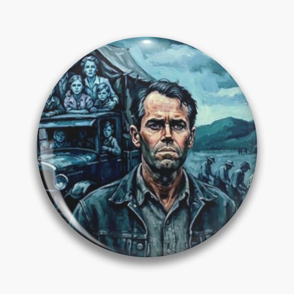 Item preview, The Grapes of Wrath Retro Historical Drama Classic Literary Tribute Art Poster designed and sold by Art's Diner.
