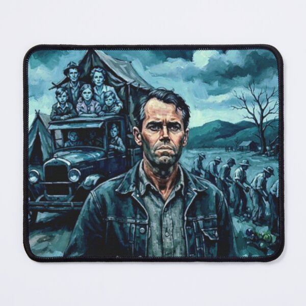 Item preview, The Grapes of Wrath Retro Historical Drama Classic Literary Tribute Art Poster designed and sold by Art's Diner.